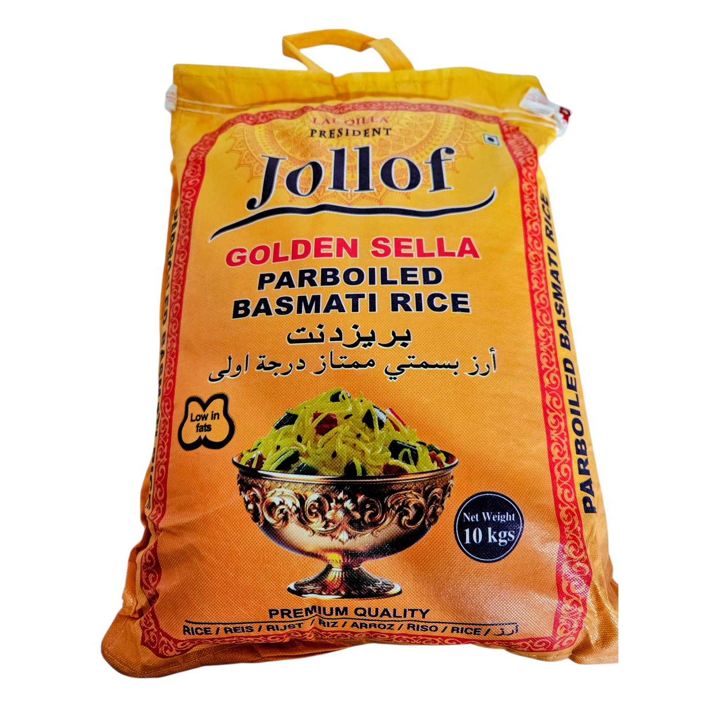 Jollof GOLDEN SELLA PARBOILED BASMATI RICE 10kg