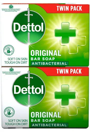 Dettol Antibacterial Original Bar Soap 100g x2